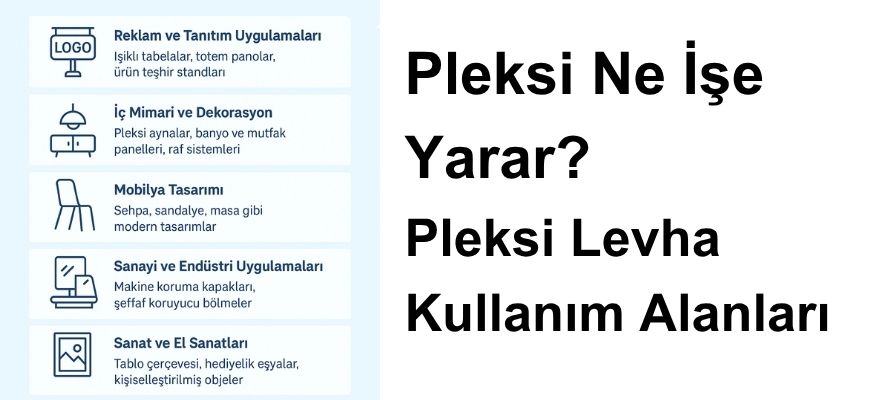 Pleksi Ne İşe Yarar? | Pleksi Levha Kullanım Alanları