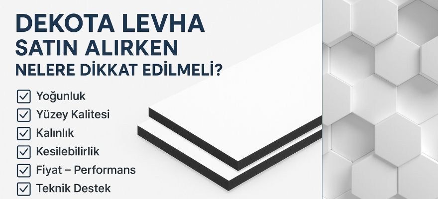 Dekota Levha Satın Alırken Nelere Dikkat Edilmeli