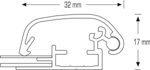 32 mm Güvenlikli Afiş Çerçevesi 32 mm Güvenlikli Afiş Çerçevesi