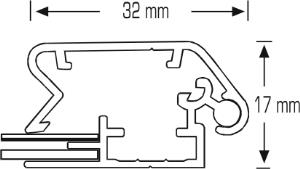32 mm Kilitli Afiş Çerçevesi 32 mm Kilitli Afiş Çerçevesi