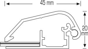 45 mm Güvenlikli Afiş Çerçevesi 45 mm Güvenlikli Afiş Çerçevesi