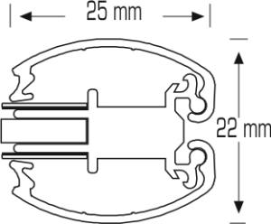Çift Taraflı Afiş Çerçevesi 25 mm Çift Taraflı Afiş Çerçevesi 25 mm